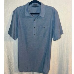 Casual Blue Button Down Shirt